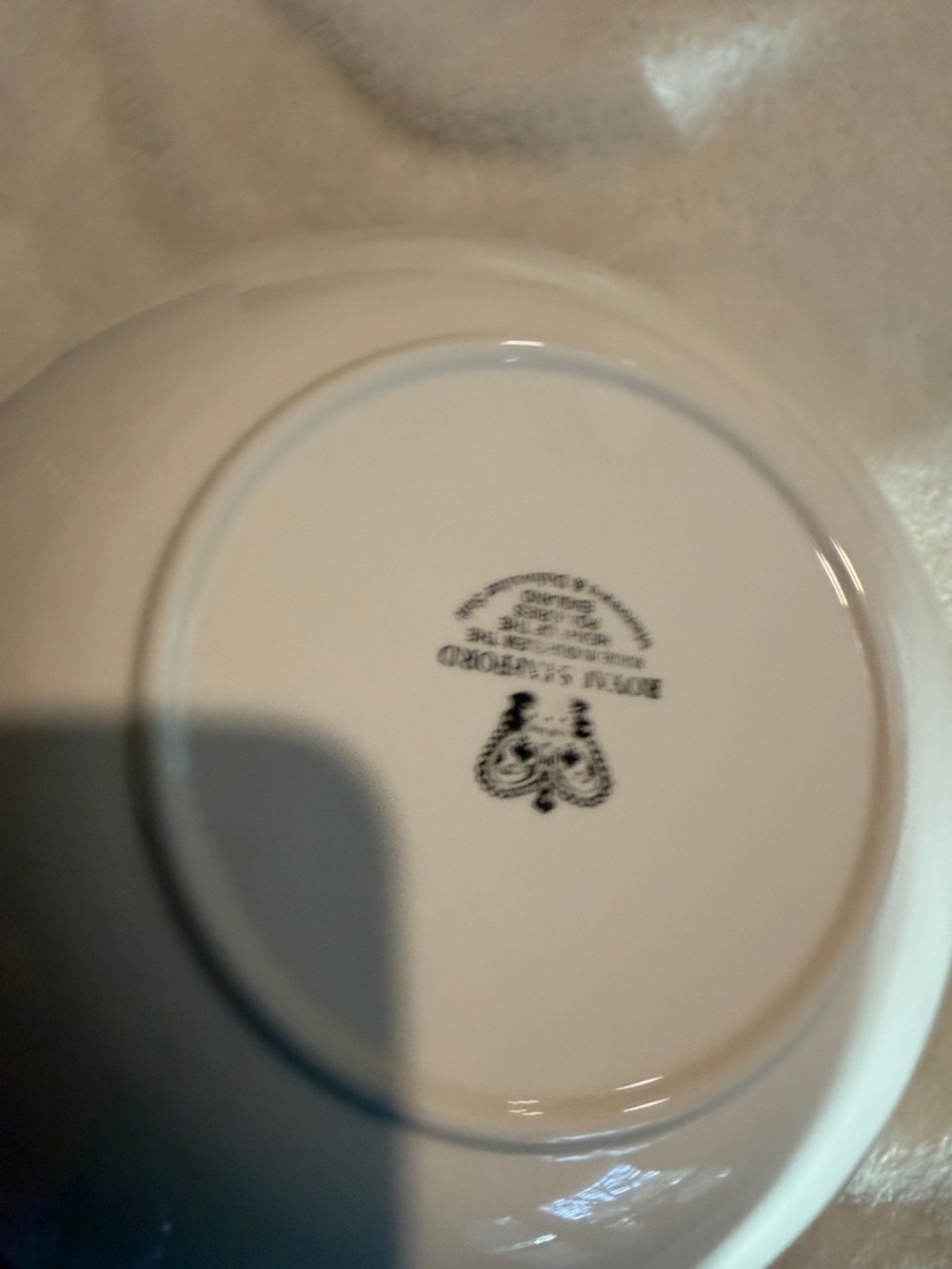 Blue Floral  Dinner Bowls - Elegant Set of 4 - Picture 7 of 8